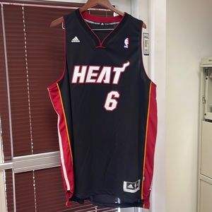 LeBron James #6 Miami Heat Swingman Jersey